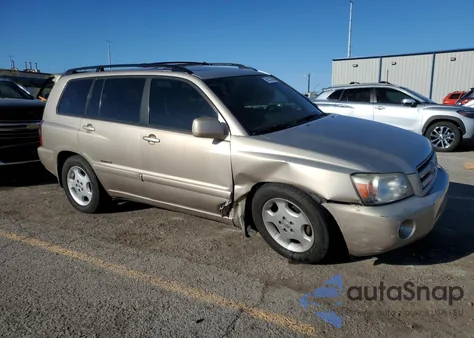 2006 Toyota Highlander Limited from USA, damaged, VIN JTEEP21A760172213